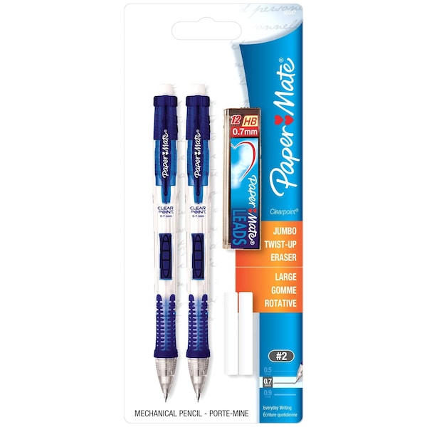 Paper Mate Paper Mate Clearpoint No 2HB 0.7 mm Mechanical Pencil 2 pk 56047PP - main